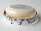 Vintage Sewing Push Button Retractable Tape Measure Seagulls by Cliff Dean of England Circa 1960s