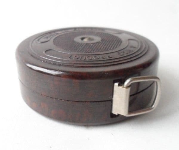 Vintage Sewing Retractable Jay Brand Bakelite Tape Measure W & G of England Circa 1930s