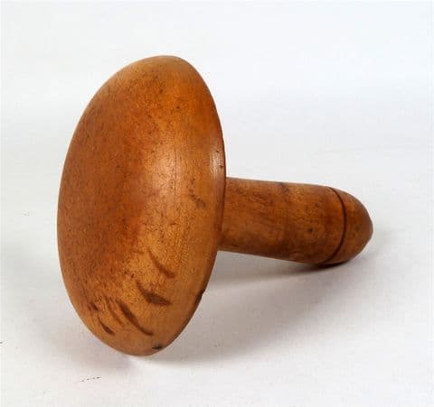 Vintage Sewing Wood Wooden Darning Mushroom Circa 1940s Darning Socks Make Do & Mend