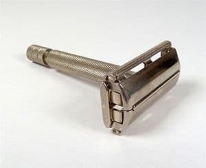 Vintage Shaving 1950s Gillette TTO Rocket Parat British Patent 694093 Safety Razor Made in England