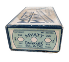 Vintage Shaving Boxed 1932 Reg Des Myatt Minor Safety Razor Set Paperwork Daymark Blades