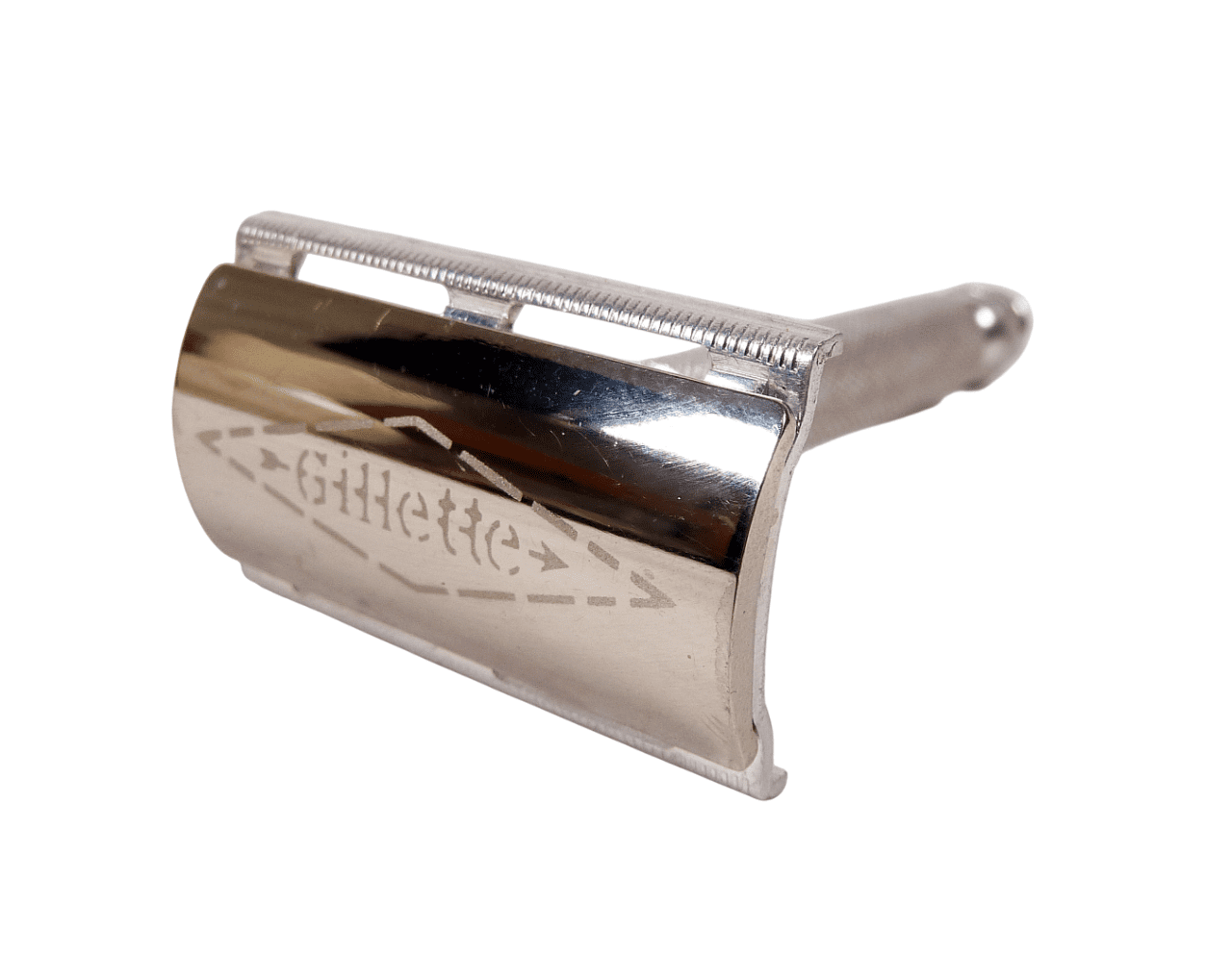 Vintage Shaving Gillette 3 Piece Knurled Tech Safety Razor Made in ...