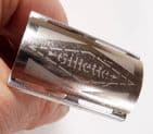 Vintage Shaving Gillette 3 Piece Tech Safety Razor Made England  Standard DE Blades Bakelite Handle