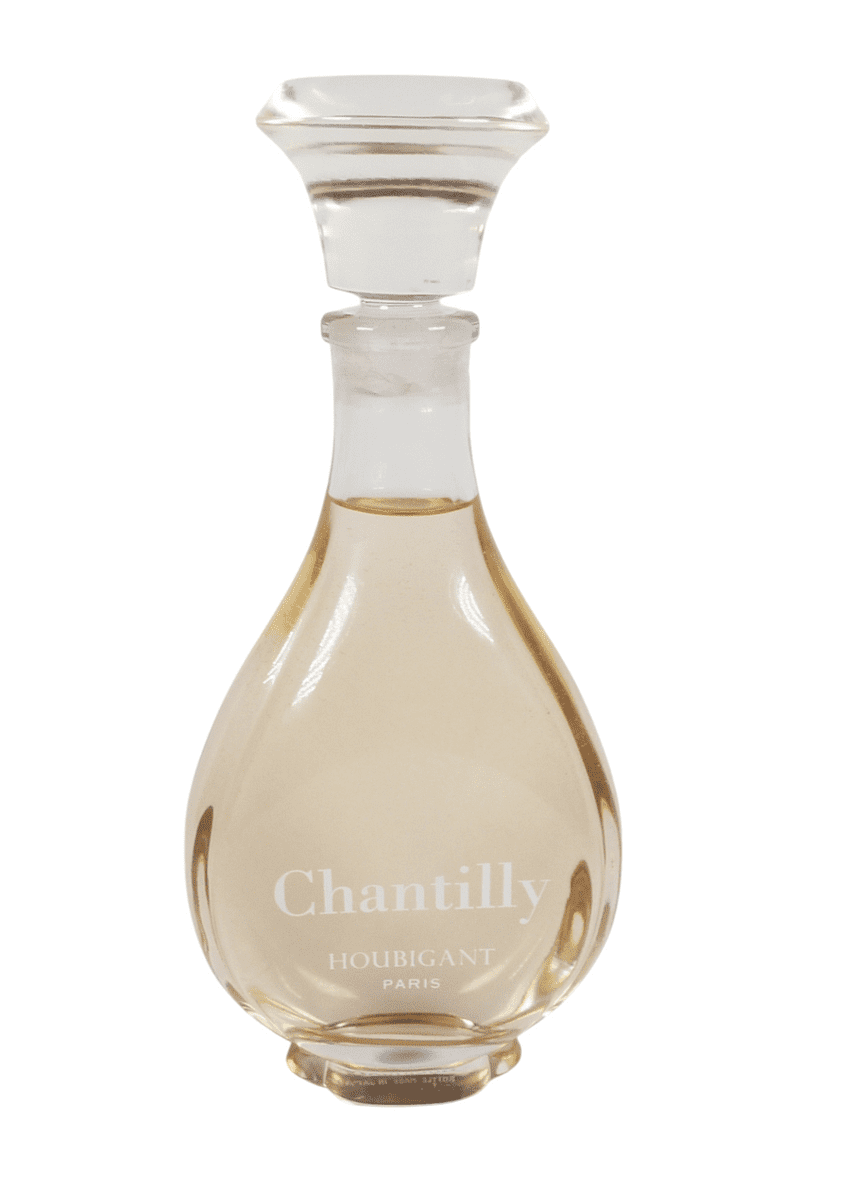 Vintage Shop Display Large Factice Houbigant Paris Chantilly Japanese Glass Perfume Bottle & Stopper