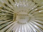 Vintage Silver Plate Scalloped Fruit Dish Elkington Lytham Green Drive Golf Club Golfing Trophy 1969