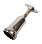 Vintage Silver Plated Barrel Corkscrew Circa 1980s Possibly Lauffer of Italy