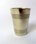 Vintage Silver Plated Single Measure 1/5 Gill Farrow & Jackson Ltd London 1930s Art Deco