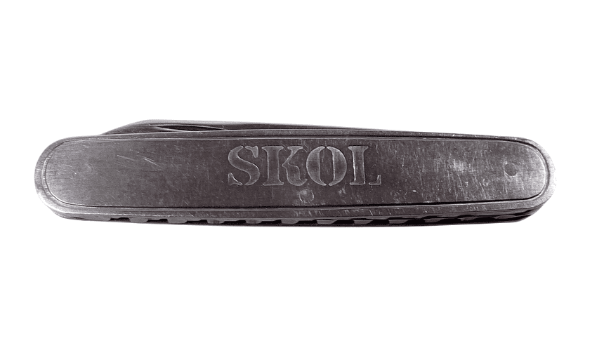 Vintage Skol Lager Advertising George Butler of Sheffield Folding Pocket Knife Opener Screwdriver