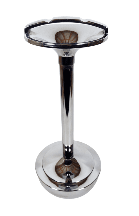 Vintage Smoking Ianthe Smokers Stand Ashtray Ash Tray Chrome 1950s Weighted Base Patent Des Reg