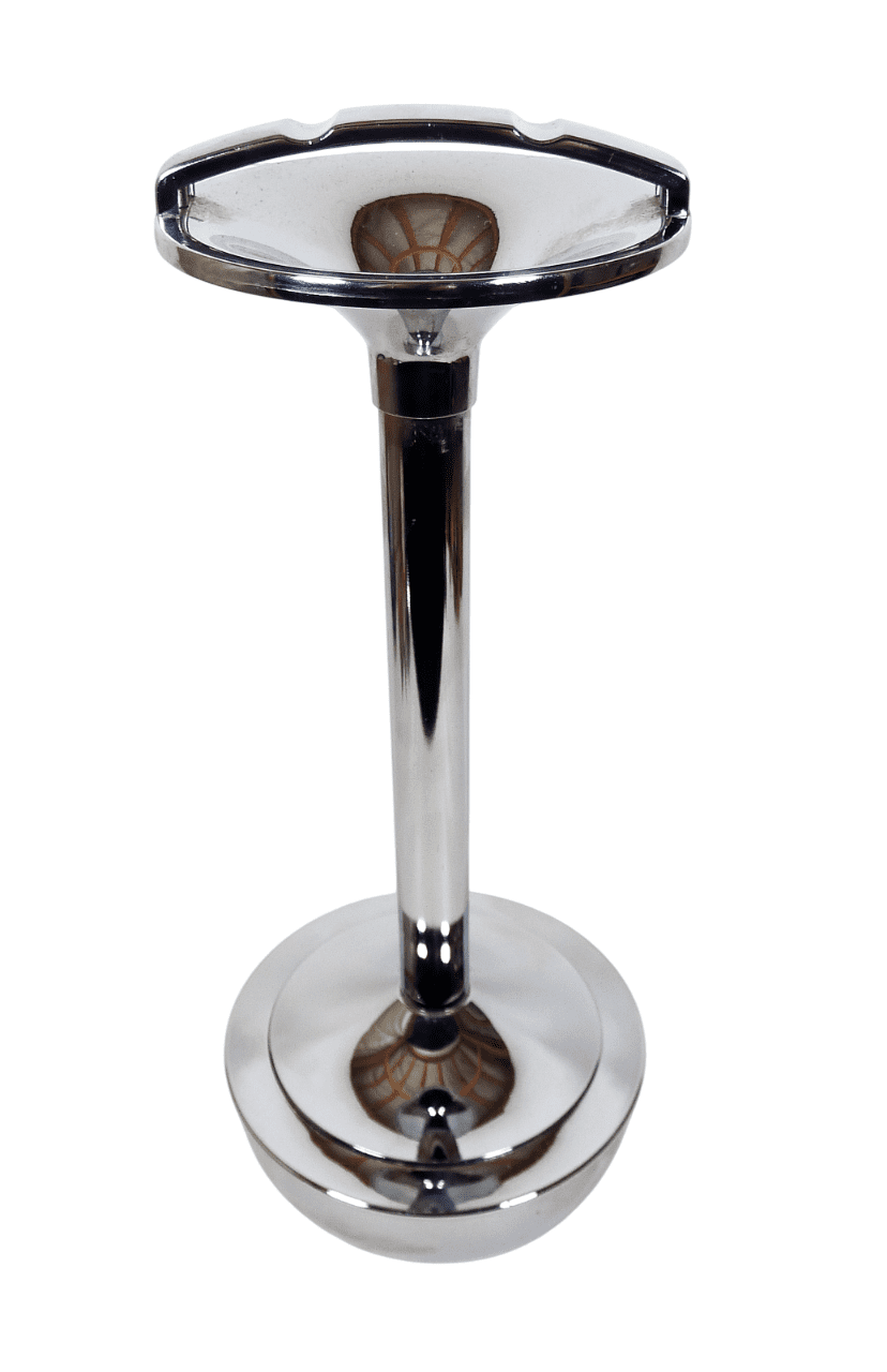 Vintage Smoking Ianthe Smokers Stand Ashtray Ash Tray Chrome 1950s Weighted Base Patent Des Reg