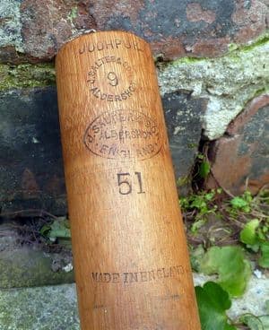 Vintage Sport Sporting J Salter & Son Aldershot England 51" Jodhpur Horse Polo Mallet Bamboo Shaft