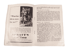 Vintage Spratts Patent Limited Book How to Train Your Dog Puppy Circa 1950s 32 Page Adverts Tips