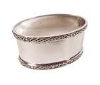 Vintage Sterling Silver Napkin Ring Celtic Knot J B Chatterley & Sons Ltd 1972 Birmingham 34g C