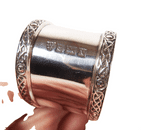 Vintage Sterling Silver Napkin Ring Celtic Knot J B Chatterley & Sons Ltd 1972 Birmingham 34g C