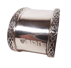 Vintage Sterling Silver Napkin Ring Celtic Knot J B Chatterley & Sons Ltd 1972 Birmingham 34g C
