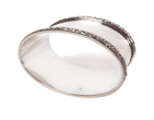 Vintage Sterling Silver Napkin Ring Celtic Knot J B Chatterley & Sons Ltd 1972 Birmingham 34g C