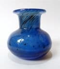 Vintage Swedish Art Glass Vase by Bertil Vallien for Kosta Boda-Afors Circa 1980s Signed & Numbered