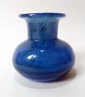 Vintage Swedish Art Glass Vase by Bertil Vallien for Kosta Boda-Afors Circa 1980s Signed & Numbered