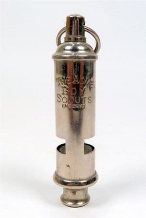 Vintage The Acme Boy Scouts Whistle Made in England 1950s GSW Walking Scouting Cubs Cub