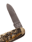 Vintage Tiny Mini Miniature German Pocket Knife Irish Jaunting Car c/w Key Chain Celluloid Souvenir