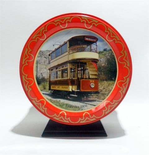 Vintage Toffee Tin Rowntree Mackintosh York Quality Street Trams Tramway Museum Crich Matlock 1970s