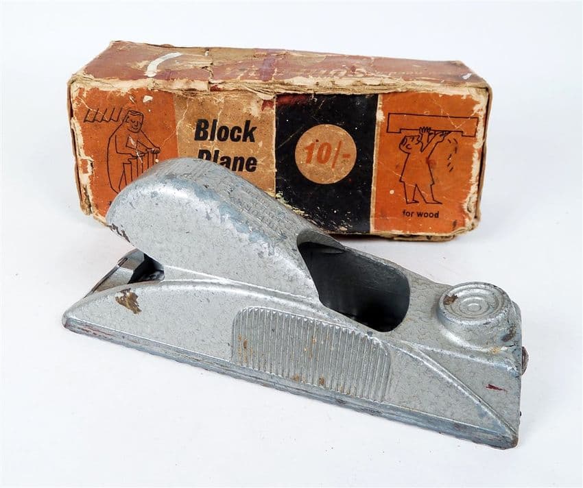 Vintage Tool Boxed Surform Block Plane No.111 Rasp Fine Cut (Flat) Instructions Spare Blade Simmonds