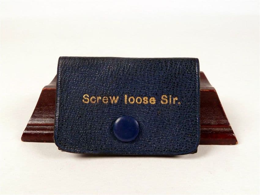 Vintage Tool Cased Terrys 1912 Reg Design Screw Loose Sir Pocket Screwdriver Herbert Terry Magneto