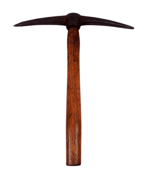 Vintage Tool Mortar Pick Hammer Geology Geological Masons Brick Stone Chisel Point End Fossil