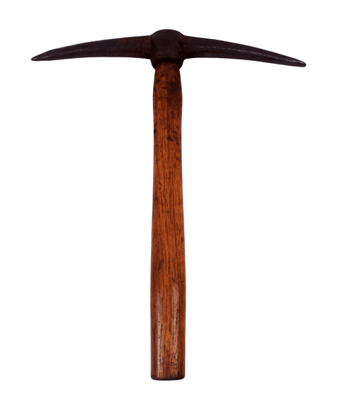 Vintage Tool Mortar Pick Hammer Geology Geological Masons Brick Stone Chisel Point End Fossil