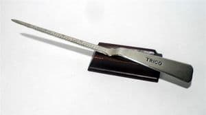 Vintage TRICO Wiper Advertising Desk Office Steel Paper Knife Letter Opener Ruler Motoring Interest