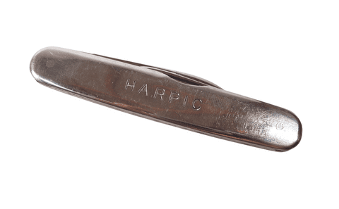 Vintage Turner Sheffield Harpic Reckitt & Sons Ltd Pocket Pen Knife Advertising Cutlers to HM King