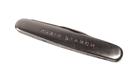 Vintage Turner Sheffield Robin Starch Reckitt & Sons Pocket Pen Knife Advertising Cutlers HM King