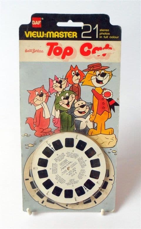Vintage Unopened GAF 3-D Viewmaster View Master 3 Reel Set BB 513-123 E 1962 Hana Barbera Top Cat 21 Stereo Photos