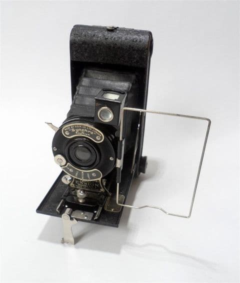 Vintage Vintage All Distance Pocket Ensign Model No 1 E20 120 Roll Film Folding Camera Circa 1930s