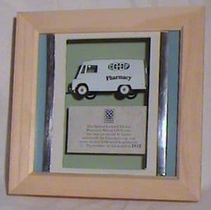 Vintage Visual from Retonthenet Limited Edition 1/5000 Lledo Co-op Pharmacy Van in Frame