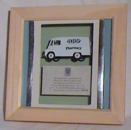 Vintage Visual from Retonthenet Limited Edition 1/5000 Lledo Co-op Pharmacy Van in Frame