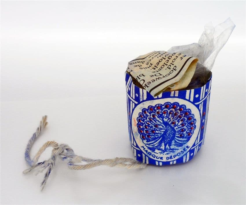 Vintage Washing Laundry Ultramarine Peacock Blue Bleu Paon Belgium ...