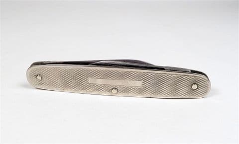 Vintage Wingfield & Co Sheffield Engine Turned Folding Folder Stainless Pocket Knife