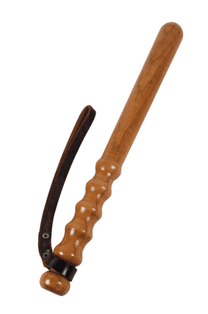 Vintage Wood Wooden 15.75" Lancashire County Constabulary Ormskirk Division Police Truncheon 1960s