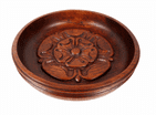 Vintage Wooden A S Harrison Woodturner Shambles York Oak Bowl 10