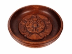 Vintage Wooden A S Harrison Woodturner Shambles York Oak Bowl 10