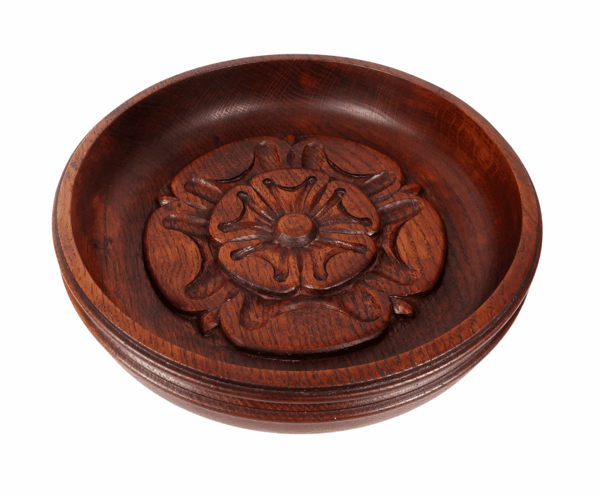 Vintage Wooden A S Harrison Woodturner Shambles York Oak Bowl 10