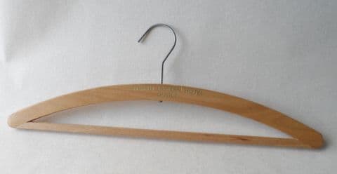 Vintage Wooden Advertising Coat Hanger Coathanger North Eastern Hotel Goole Circa 1960s 1970s