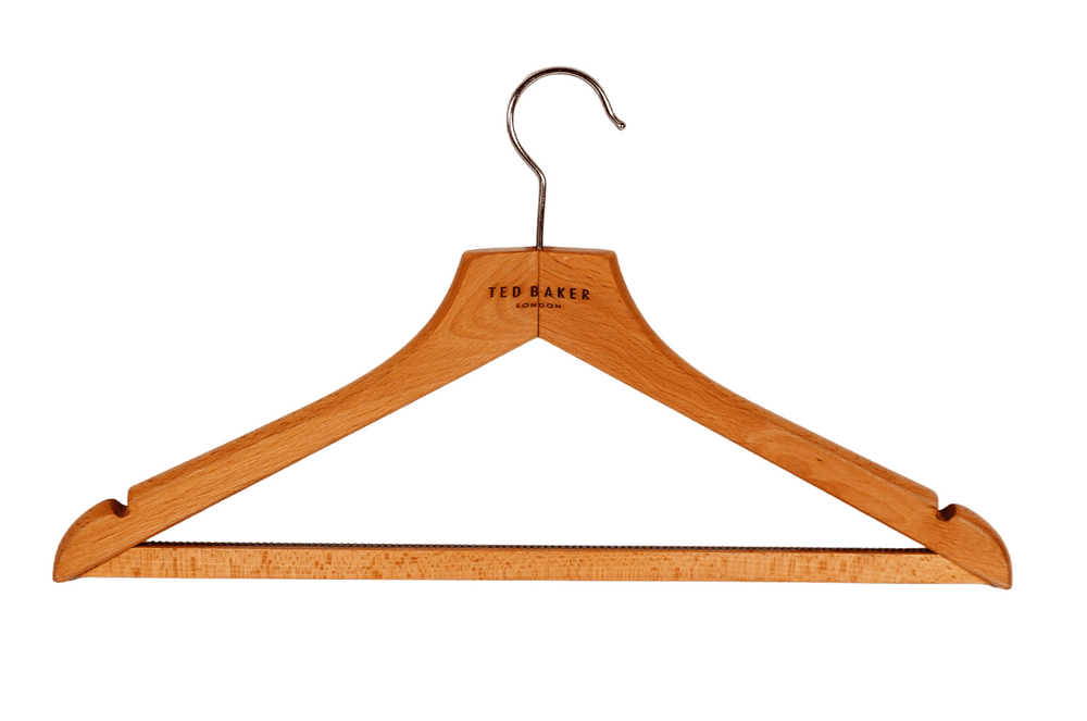 Vintage Wooden Advertising Coat Hanger Coathanger Ted Baker London