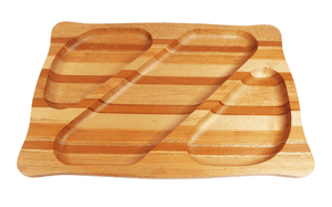 Vintage Wooden Serving Dish Tray New Zealand Timber Sovereign Woodworkers Ltd 1970s Native Woods