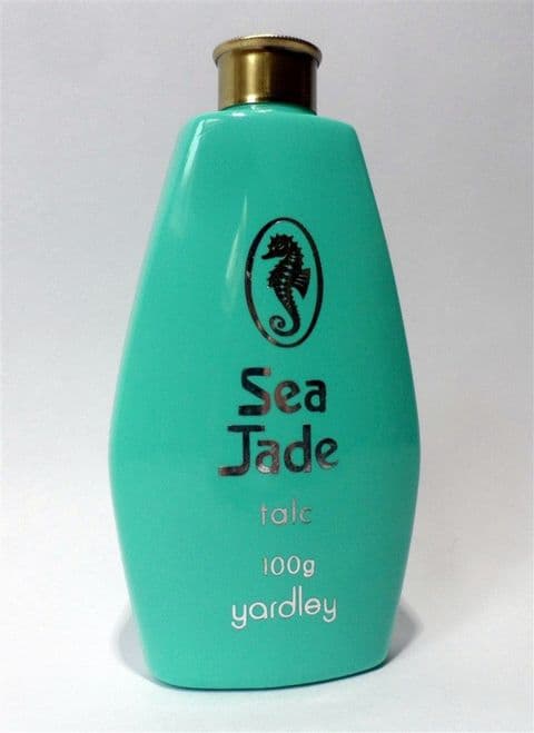 Vintage Yardley Sea Jade Perfume Perfumed Talc 100g gram Circa 1960s (Unused and Sealed)