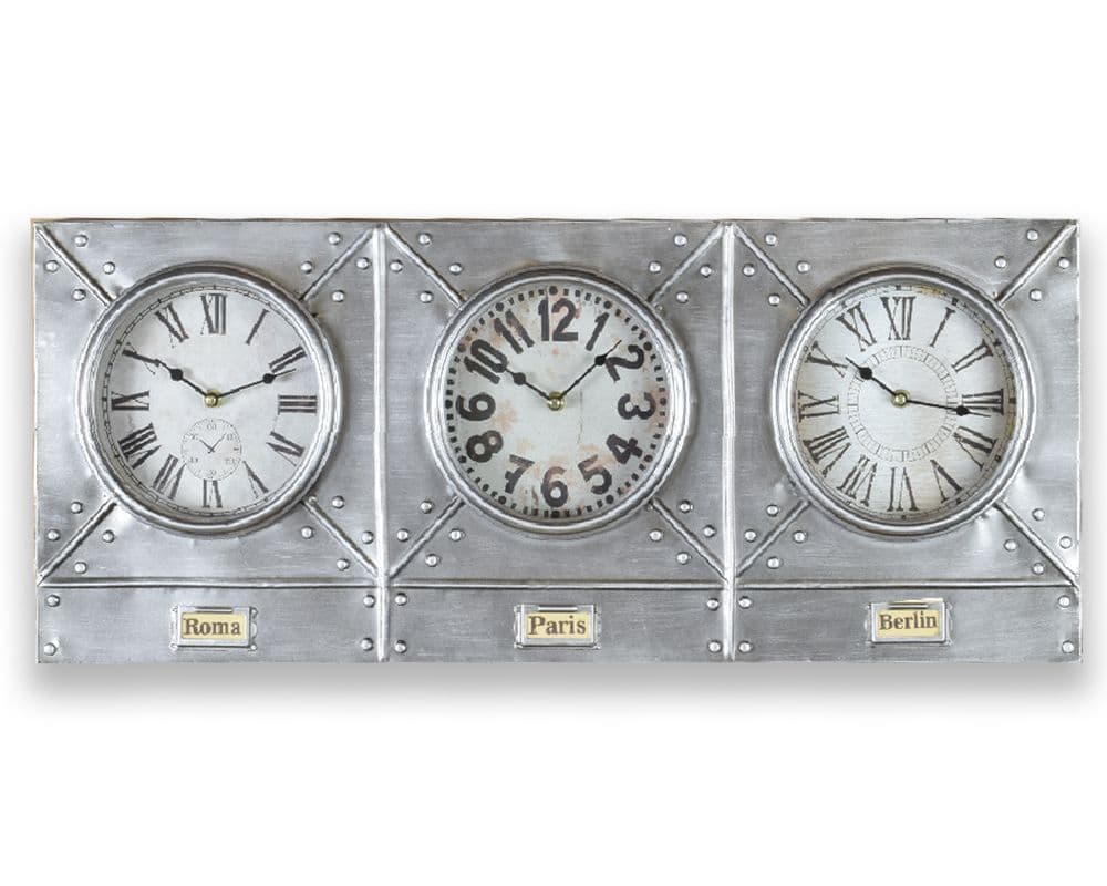 76cm Changeable World Time Industrial Clock