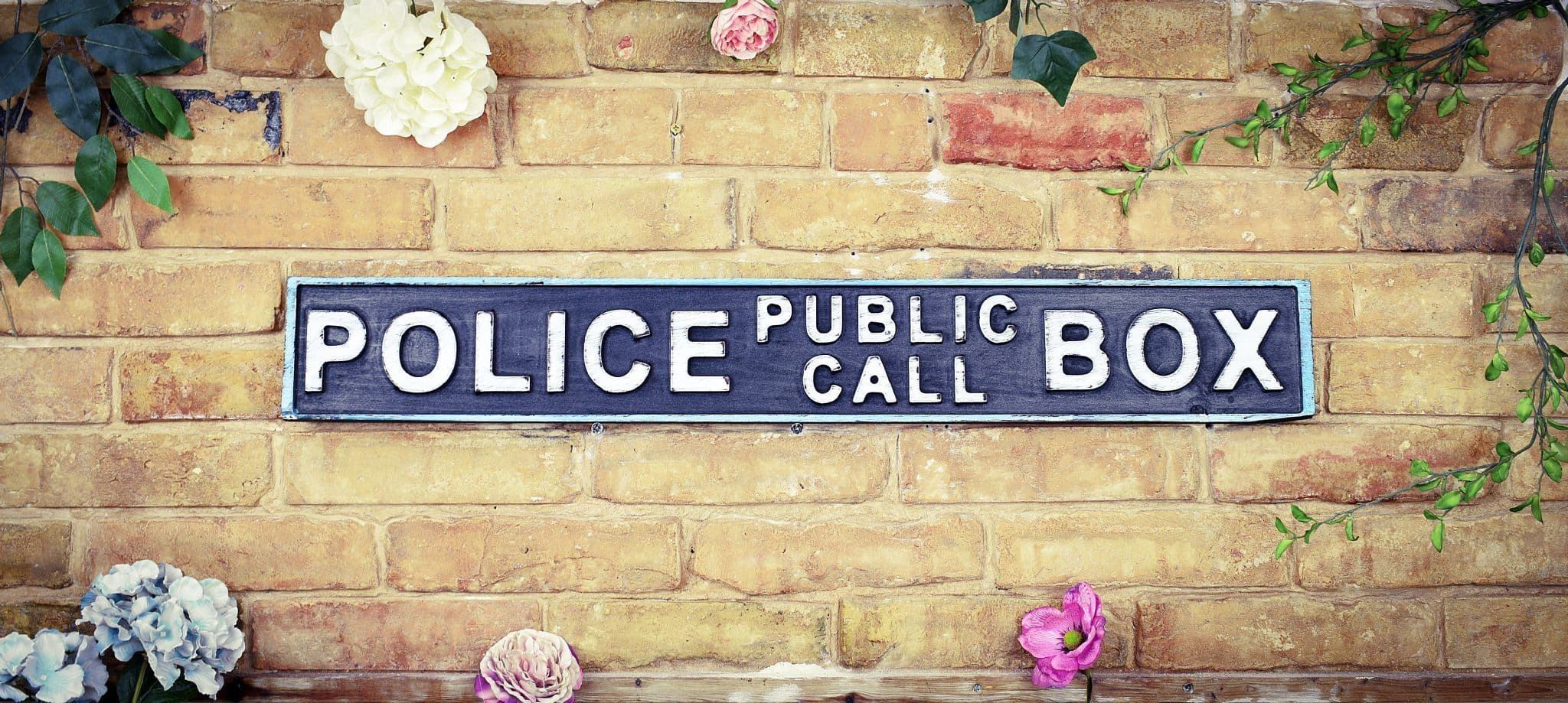 Tardis Police Box Sign