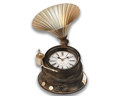34cm Phonograph Desk Top Clock