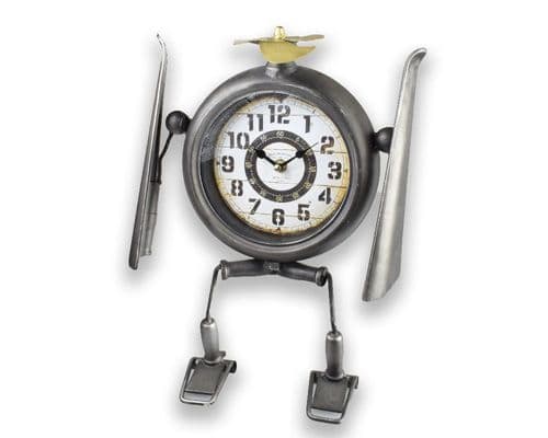 36cm Spinner Robot Desk Top Clock